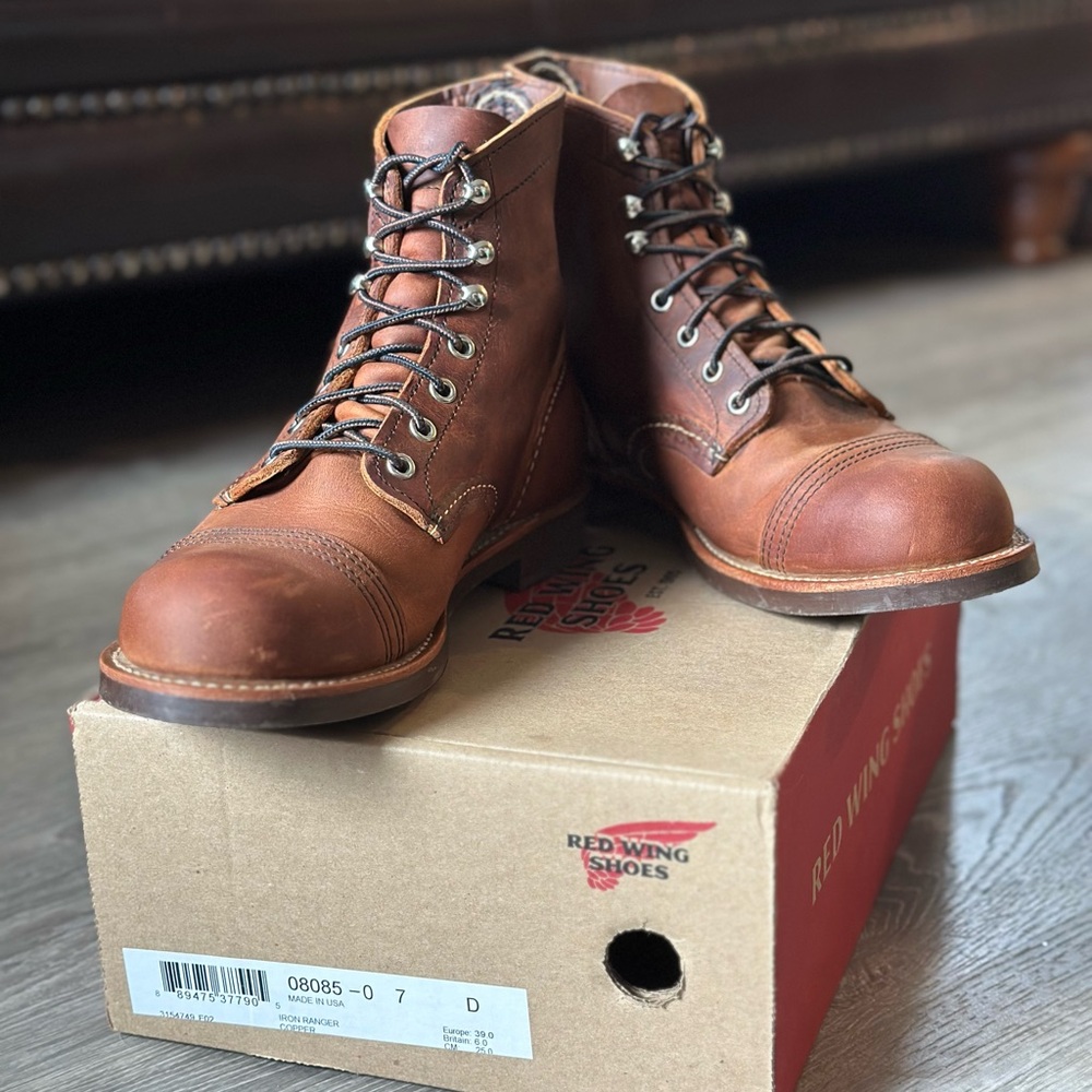 Red Wing Iron Ranger Boots - Gently Used